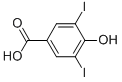 Struktur image of 3,5-Diiodo-4-hydroxybenzoic acid