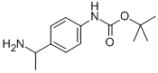 Struktur image of [4-(1-Amino-ethyl)phenyl]-carbamic acid tert-butyl ester