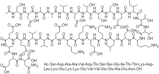 Struktur image of Thymosin-alpha1 bovine
