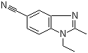Struktur image of 5-Cyano-1-ethyl-2-methylbenzimidazole