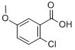 Struktur image of 2-Chloro-5-methoxybenzoic acid