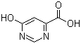 Struktur image of 6-Hydroxy-4-pyrimidinecarboxylic acid