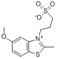 Struktur image of 5-Methoxy-2-methyl-3-(3-sulfopropyl)benzothiazolium betaine