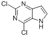 Struktur image of 2,4-Dichloro-5H-pyrrolo[3,2-d]pyrimidine