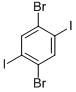 Struktur image of 1,4-Dibromo-2,5-diiodobenzene