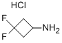 Struktur image of 3,3-Difluorocyclobutanamine hydrochloride