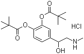 Struktur image of Dipivefrin hydrochloride