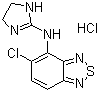 Struktur image of Tizanidine hydrochloride