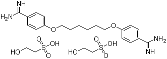 Struktur image of Hexamidine diisethionate