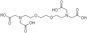 Struktur image of Ethylene-bis(oxyethylenenitrilo)tetraacetic acid