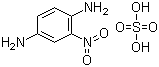 Struktur image of 2-Nitro-1,4-benzenediamine sulfate