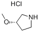 Struktur image of (S)-3-Methoxypyrrolidine hydrochloride