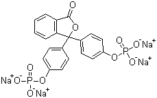 Struktur image of Phenolphthalein diphosphate tetrasodium salt