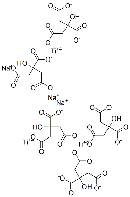 Struktur image of Sodium titanium citrate