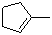 Struktur image of 1-Methylcyclopentene