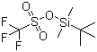 Struktur image of tert-Butyldimethylsilyl trifluoromethanesulfonate