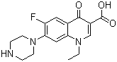 Struktur image of Norfloxacine