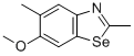 Struktur image of 2,5-Dimethyl-6-methoxybenzoselenazole