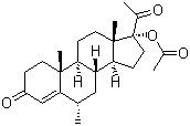 Struktur image of Medroxyprogesterone acetate
