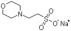 Struktur image of MES sodium salt