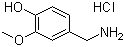 Struktur image of Vanillylamine hydrochloride