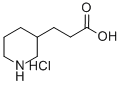 Struktur image of 3-Piperidinepropanoic acid hydrochloride