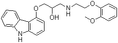 Struktur image of Carvedilol