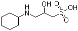 Struktur image of 3-(cyclohexylamino)-2-hydroxy-1-propanesulfonic acid