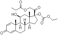 Struktur image of Prednicarbate