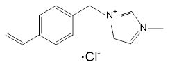 Struktur image of 1-Methyl-3-(4-vinylbenzyl)imidazolium chloride