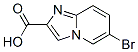 Struktur image of 6-Bromoimidazo[1,2-a]pyridine-2-carboxylic acid