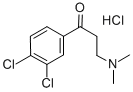 Struktur image of 1-(3,4-Dichlorophenyl)-3-dimethylamino-1-propanone hydrochloride