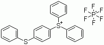 Struktur image of Sulfonium diphenyl[(phenylthio)phenyl] hexafluorophosphate