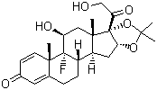 Struktur image of Triamcinolone acetonide