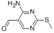 Struktur image of 4-Amino-2-methylthio-pyrimidine-5-carbaldehyde