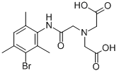 Struktur image of (3-Bromo-2,4,6-trimethylphenylcarbamoyl)methyliminodiacetic acid