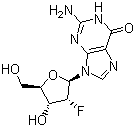 Struktur image of 2'-Deoxy-2'-fluoroguanosine