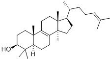 Struktur image of (3S,5R,10S,13R,14R,17R)-4,4,10,13,14-Pentamethyl-17-((R)-6-methylhept-5-en-2-yl)-2,3,4,5,6,7,10,11,12,13,14,15,16,17-tetradecahydro-1H-cyclopenta[a]phenanthren-3-ol