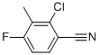 Struktur image of 2-Chloro-4-fluoro-3-methyl-benzonitrile