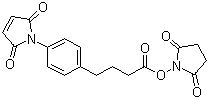 Struktur image of Succinimidyl-4-(p-maleimidophenyl)butyrate