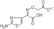 Struktur image of (Z)-2-(methoxycarbonyl methoxyimino)-2-(2-aminothiazoll-4-yl)acetic acid