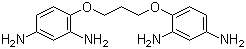 Struktur image of 1,3-bis-(2,4-Diaminophenoxy)propane tetra hydrochloride