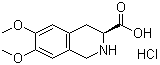 Struktur image of 1,2,3,4-Tetrahydro-6,7-dimethoxy-3-isoquinolinecarboxylic acid hydrochloride