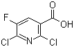 Struktur image of 2,6-Dichloro-5-fluoronicotinic acid