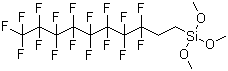 Struktur image of 1H,1H,2H,2H-Perfluorodecyltrimethoxysilane
