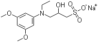 Struktur image of N-Ethyl-N-(2-hydroxy-3-sulfopropyl)-3,5-dimethoxyaniline sodium salt
