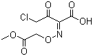 Struktur image of 2-Methoxycarbonylmethoxyimino-4-chloro-3-oxobutyric acid