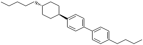 Struktur image of 4-trans-Butylcyclohexyl-4'-pentyl biphenyl