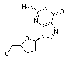 Struktur image of 2',3'-Dideoxyguanosine