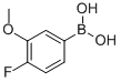 Struktur image of 4-Fluoro-3-methoxyphenylboronic acid